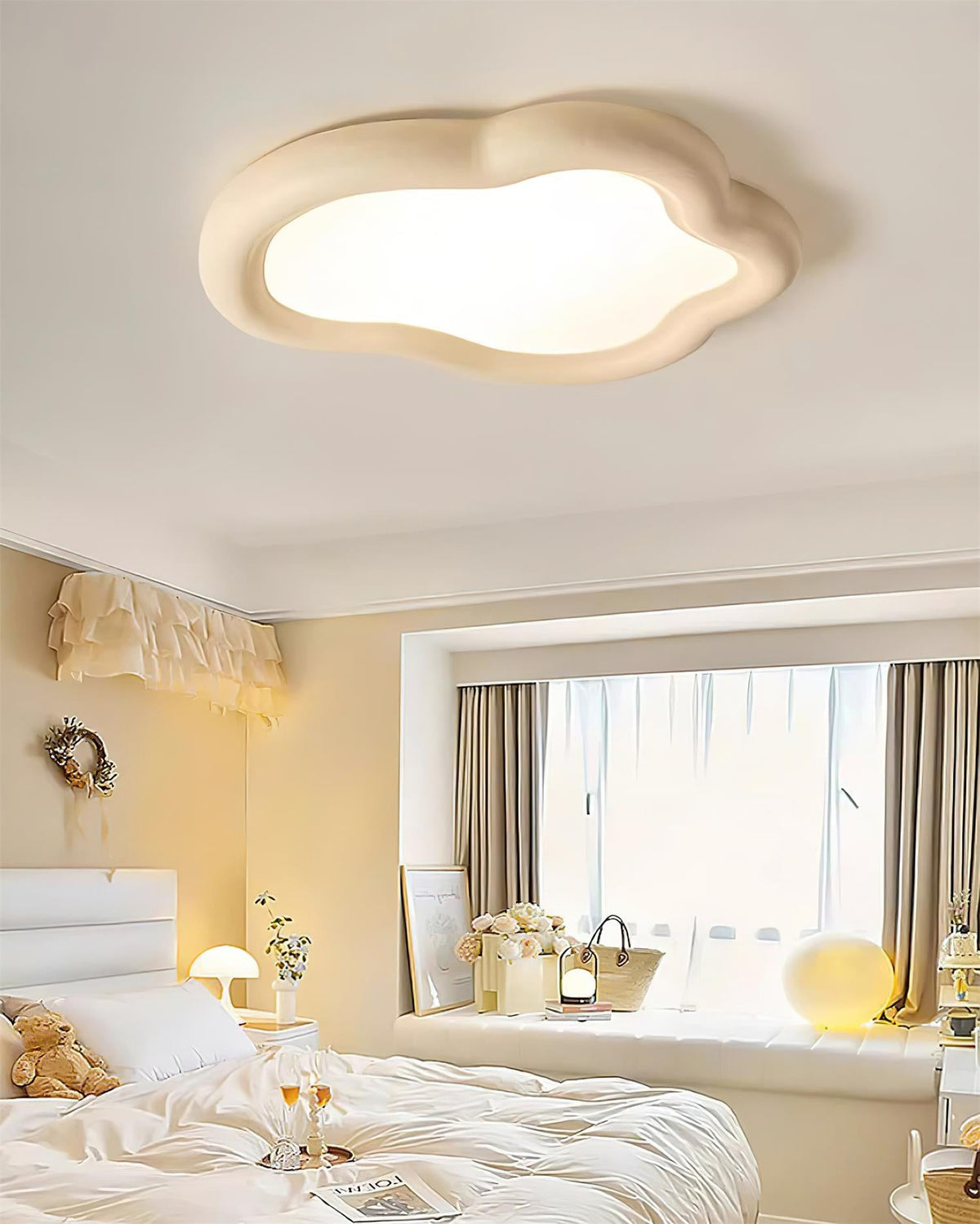 Nardenorie Resin Ceiling Light-Moonnatur