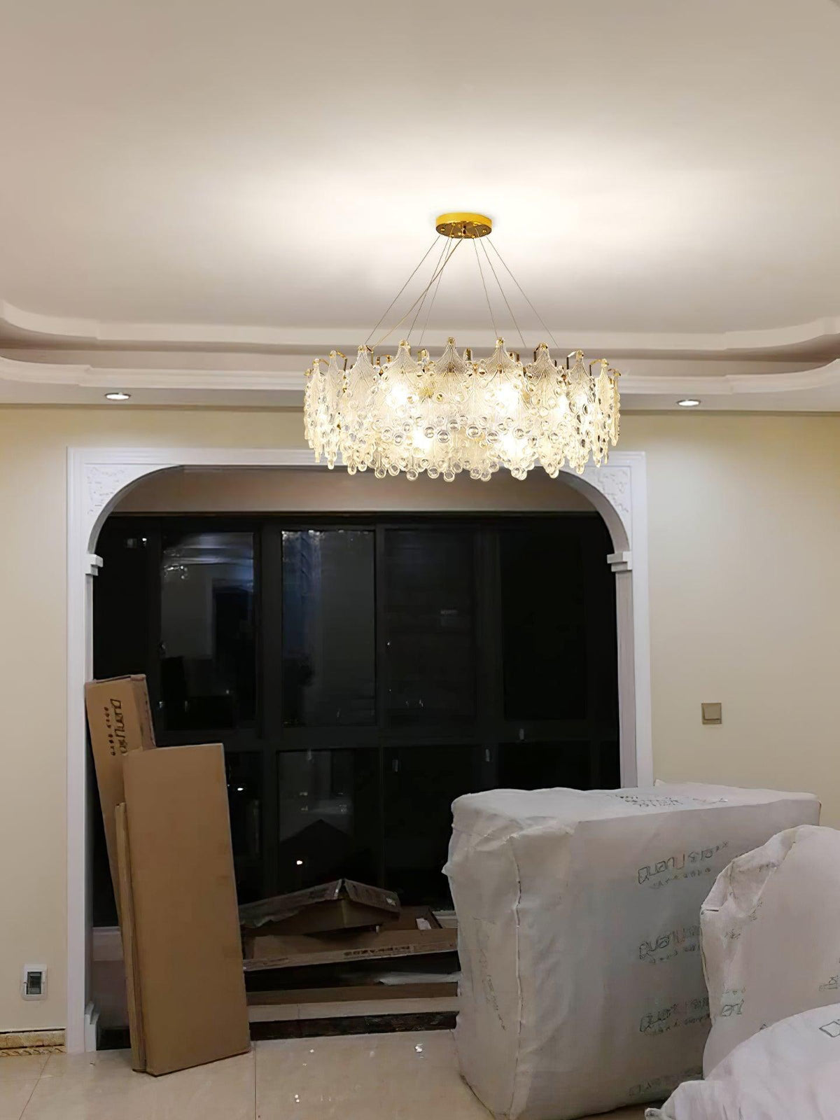Sorrelenelle Glass Chandelier-Moonnatur