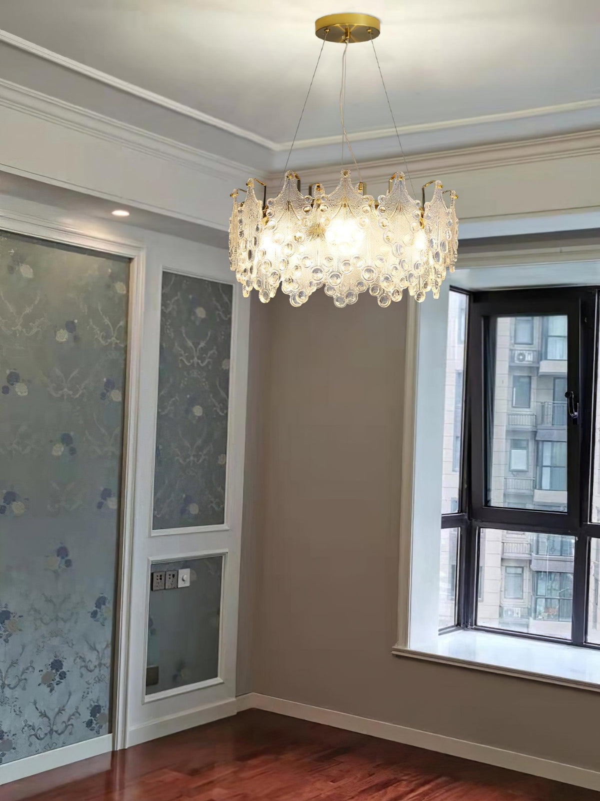 Sorrelenelle Glass Chandelier-Moonnatur