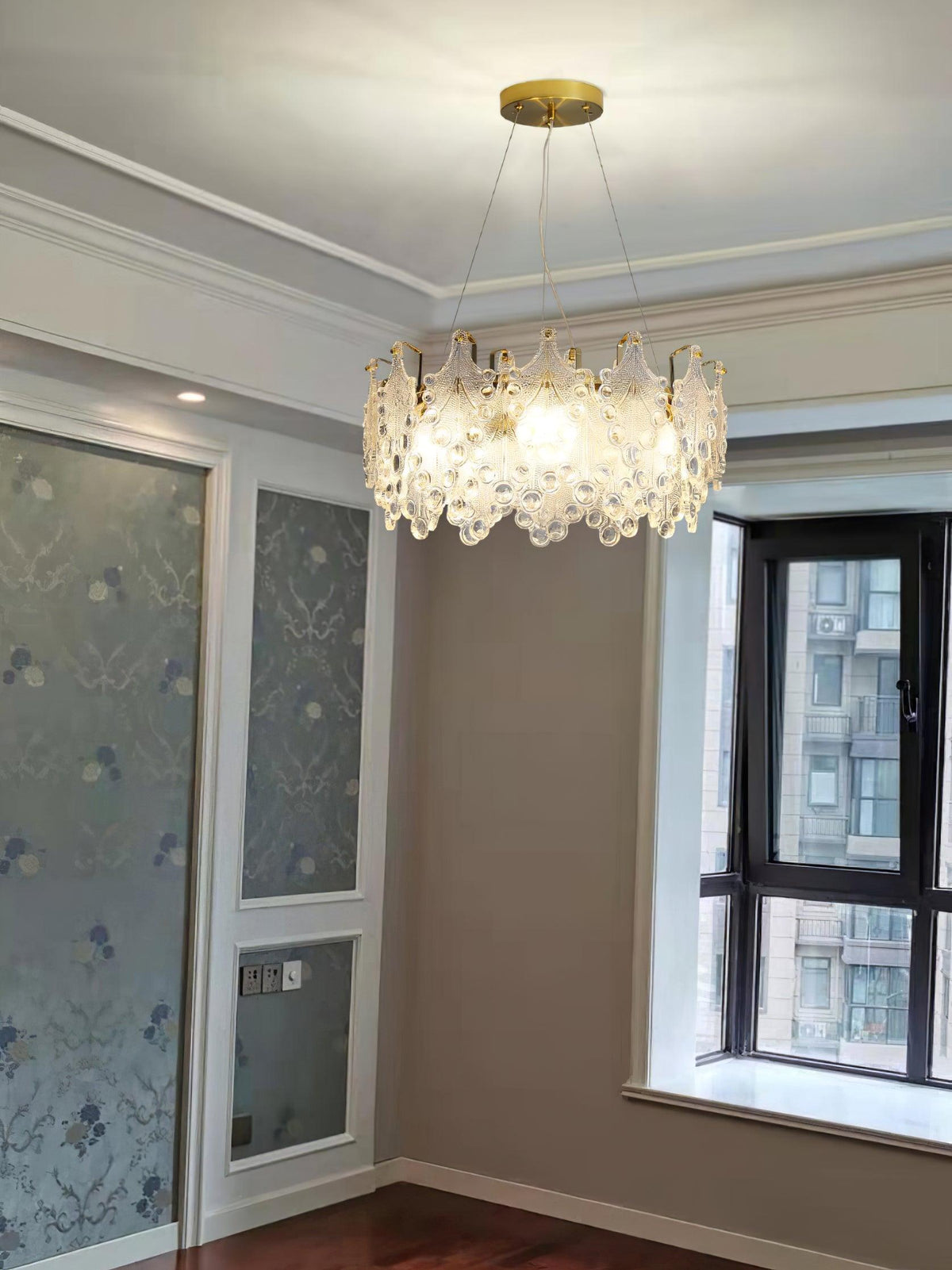 Sorrelenelle Glass Chandelier-Moonnatur