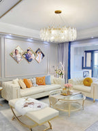Sorrelenelle Glass Chandelier-Moonnatur