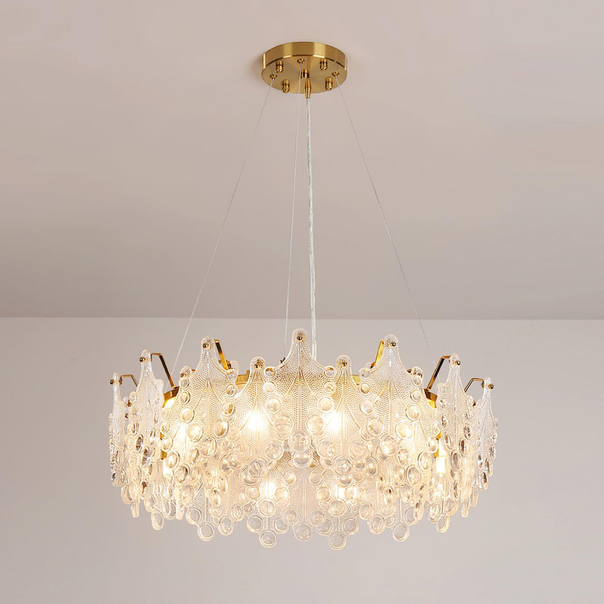 Sorrelenelle Glass Chandelier-Moonnatur