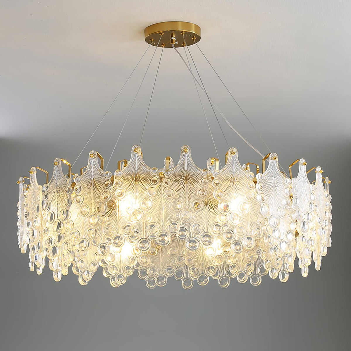 Sorrelenelle Glass Chandelier-Moonnatur