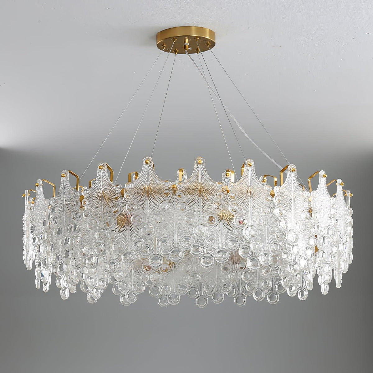 Sorrelenelle Glass Chandelier-Moonnatur