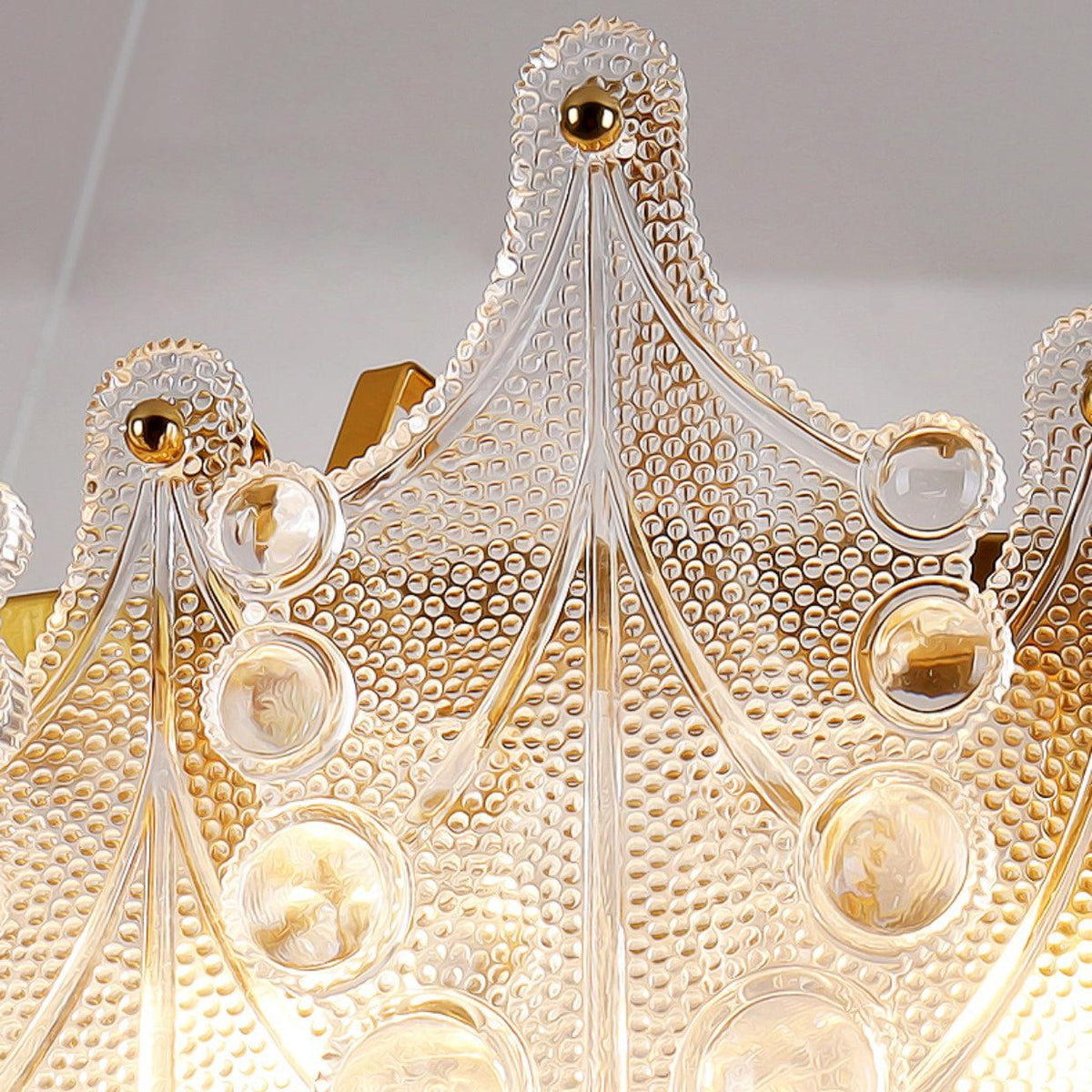 Sorrelenelle Glass Chandelier-Moonnatur