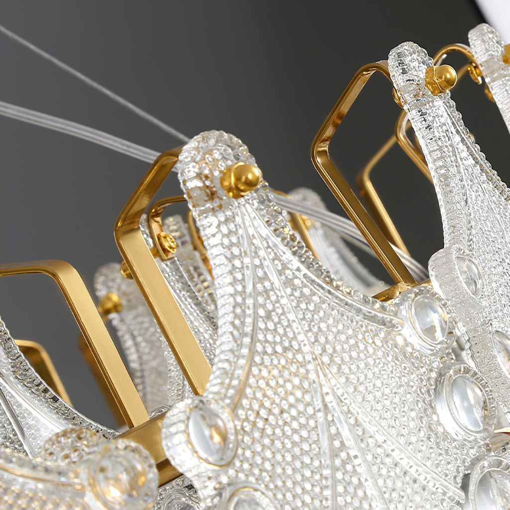 Sorrelenelle Glass Chandelier-Moonnatur