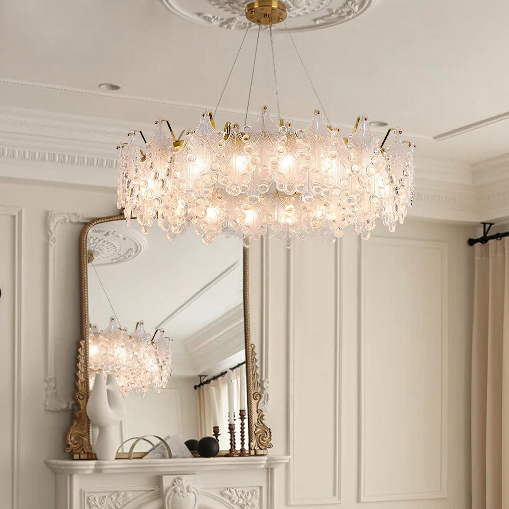 Sorrelenelle Glass Chandelier-Moonnatur
