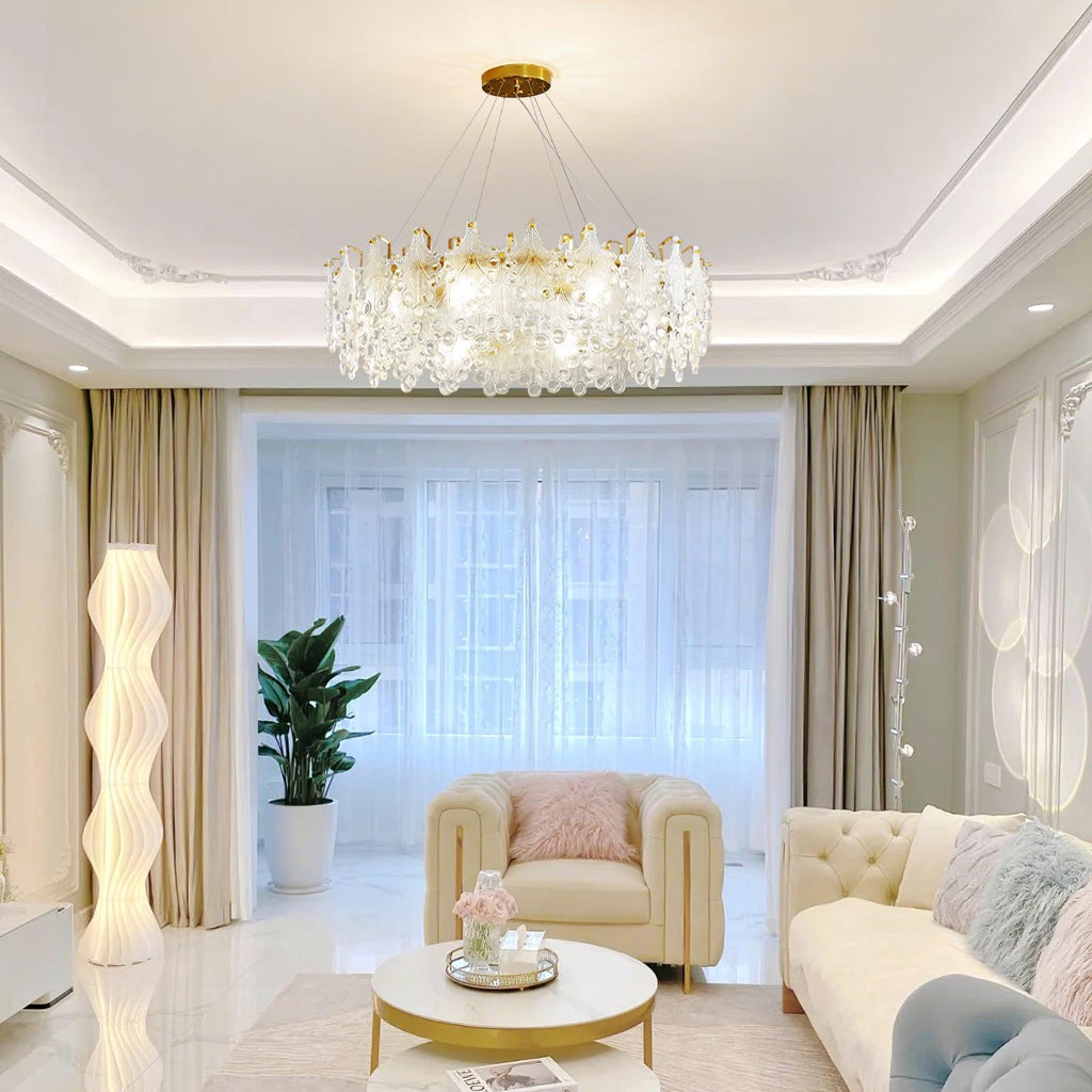 Sorrelenelle Glass Chandelier-Moonnatur