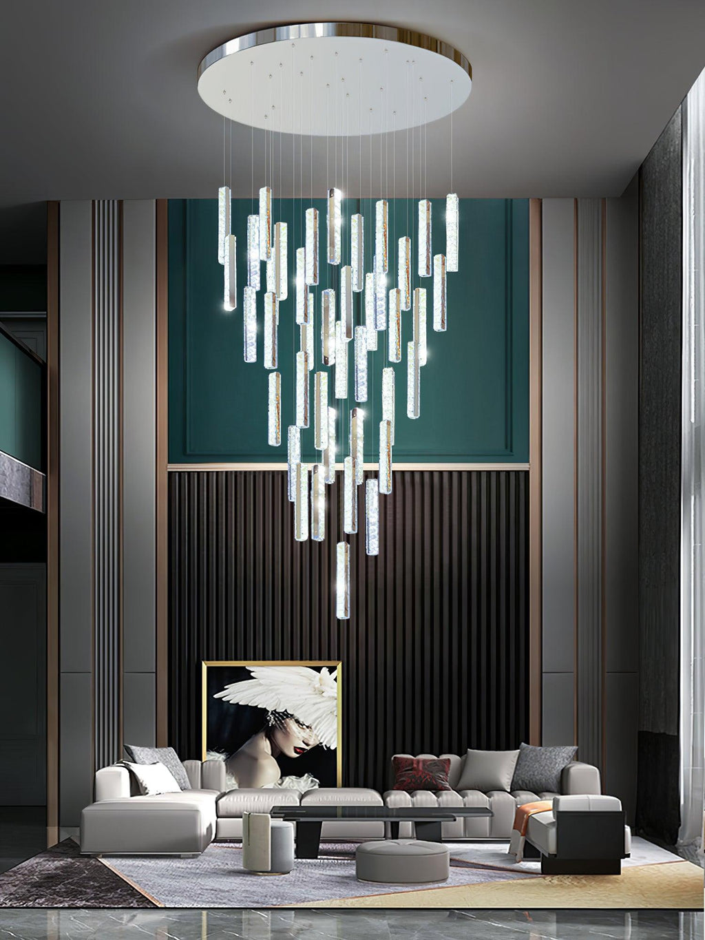 Baldenis Crystal Chandelier-Moonnatur
