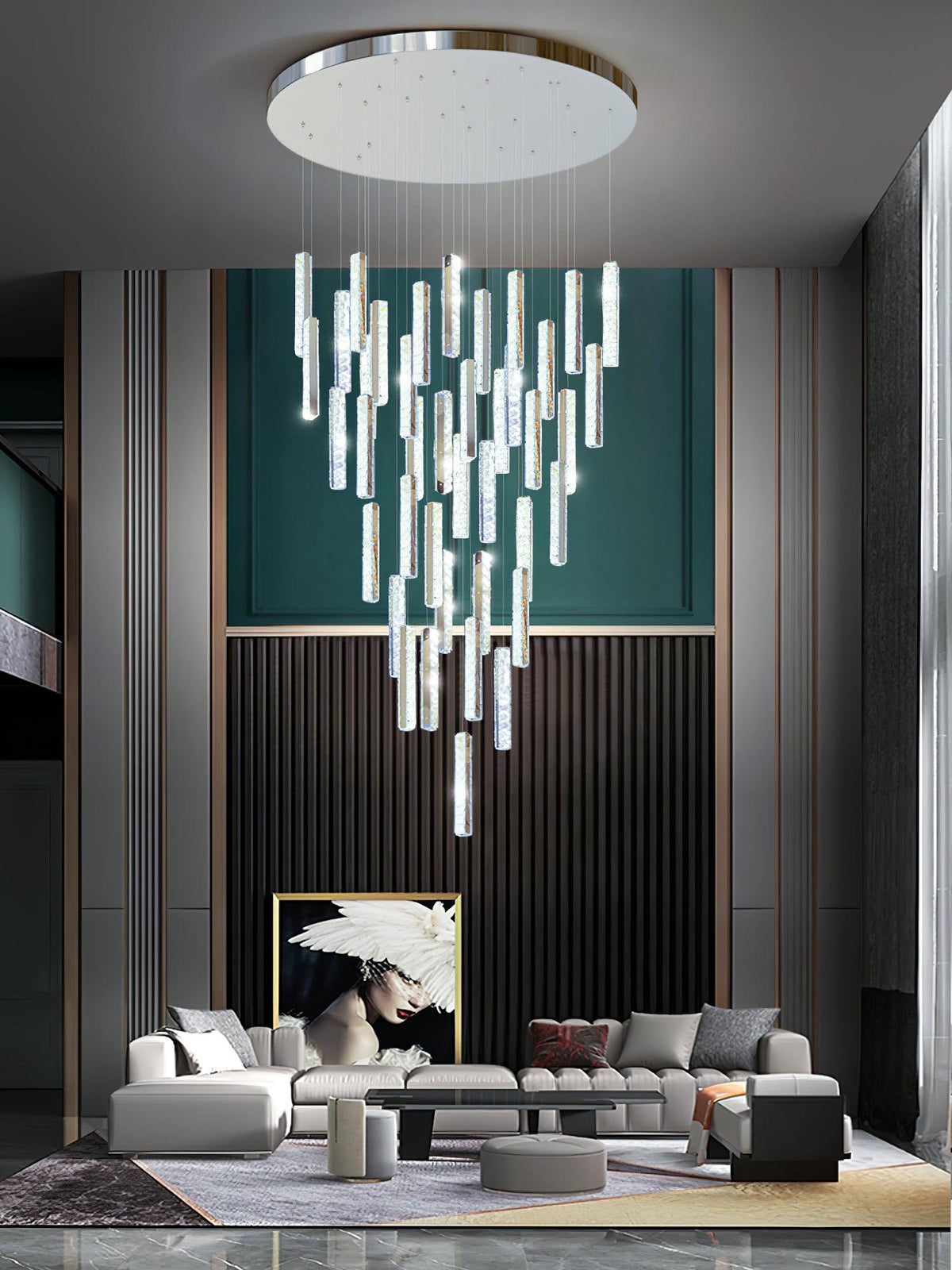 Baldenis Crystal Chandelier-Moonnatur