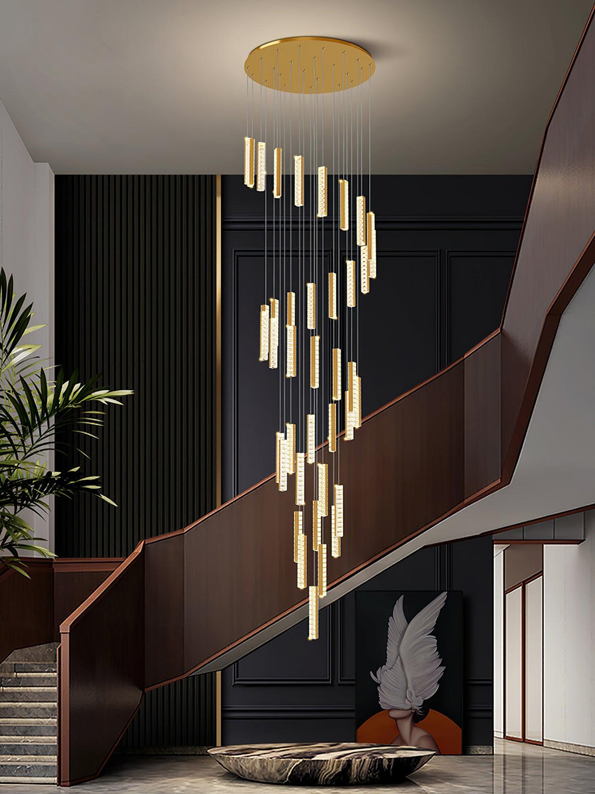 Baldenis Crystal Chandelier-Moonnatur