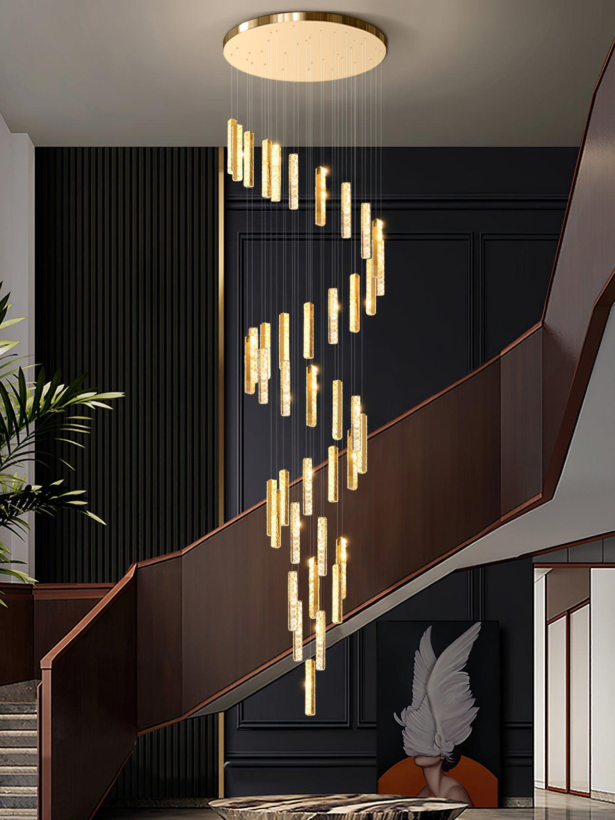 Baldenis Crystal Chandelier-Moonnatur