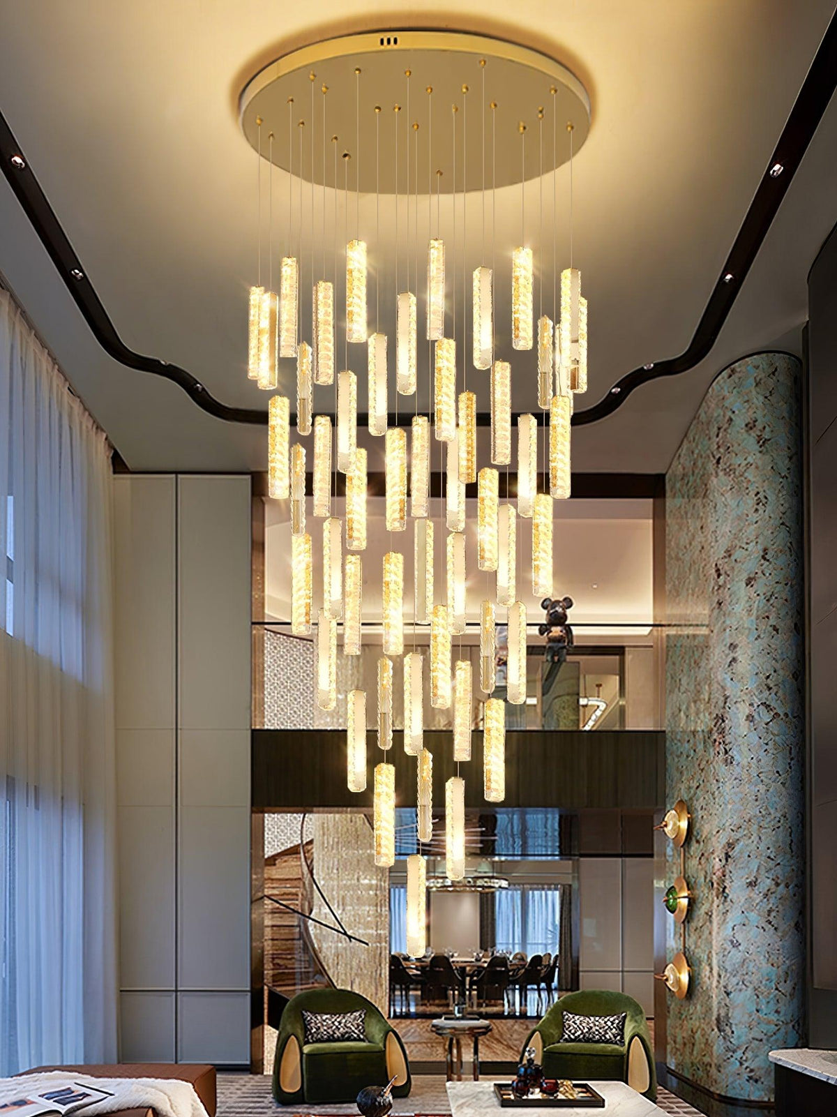 Baldenis Crystal Chandelier-Moonnatur