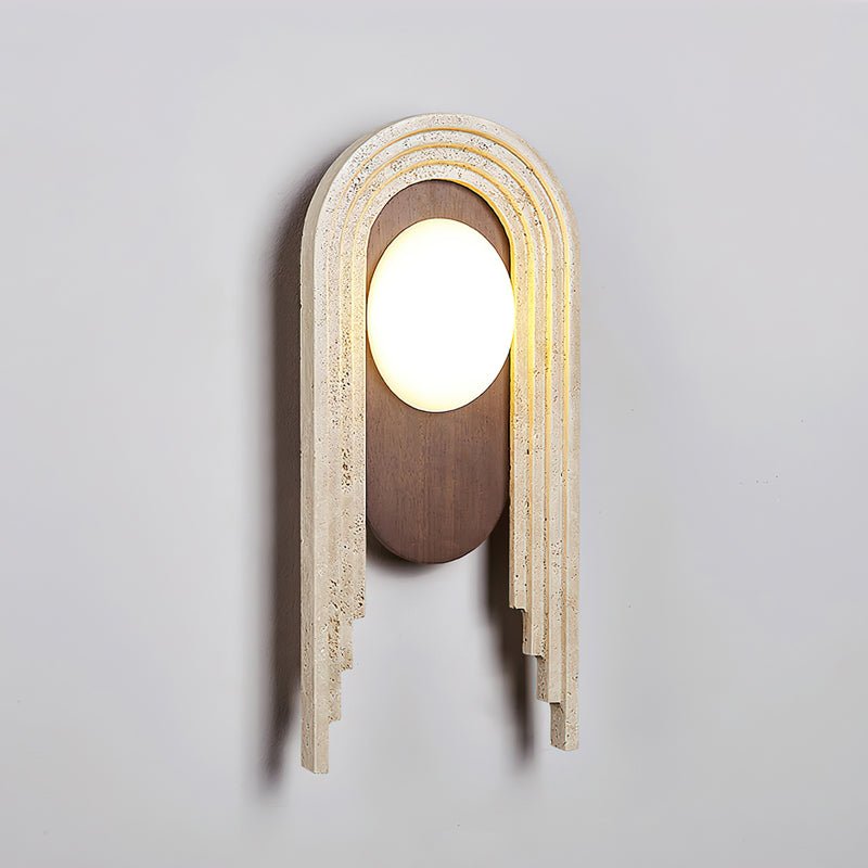 Cardelash Travertine Wall Light-Moonnatur