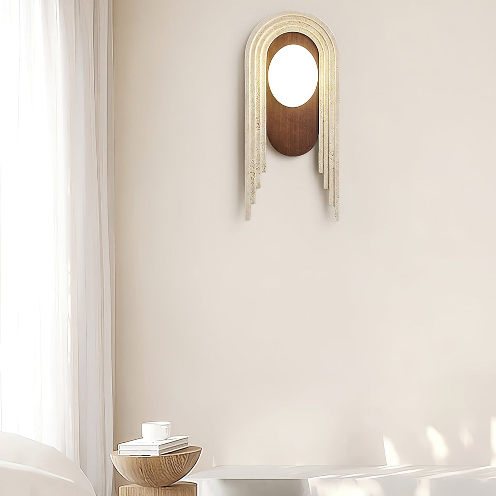 Cardelash Travertine Wall Light-Moonnatur