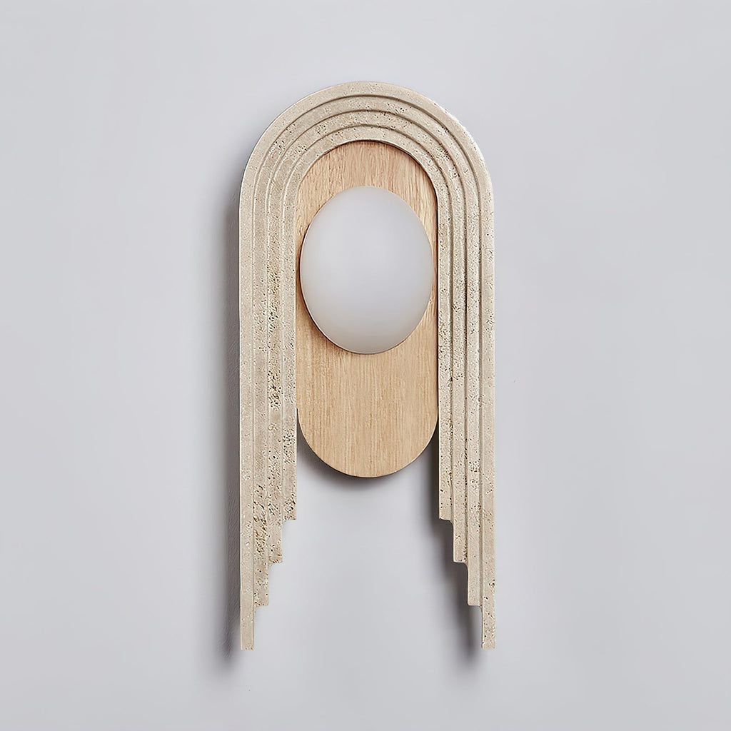 Cardelash Travertine Wall Light-Moonnatur