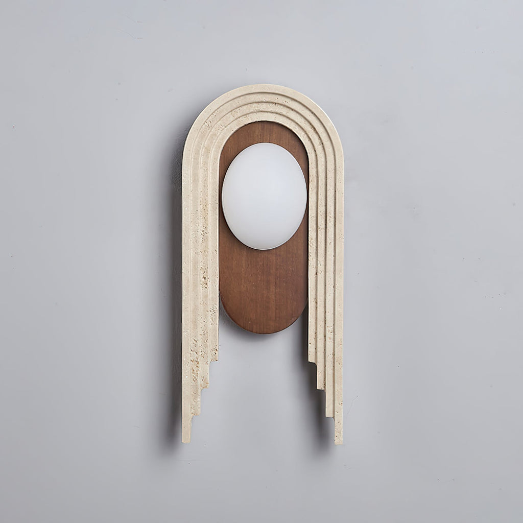 Cardelash Travertine Wall Light-Moonnatur