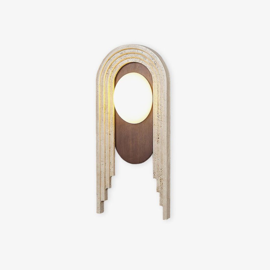 Cardelash Travertine Wall Light-Moonnatur