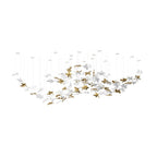 Tavora Glass Chandelier-Moonnatur