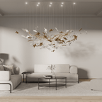 Tavora Glass Chandelier-Moonnatur