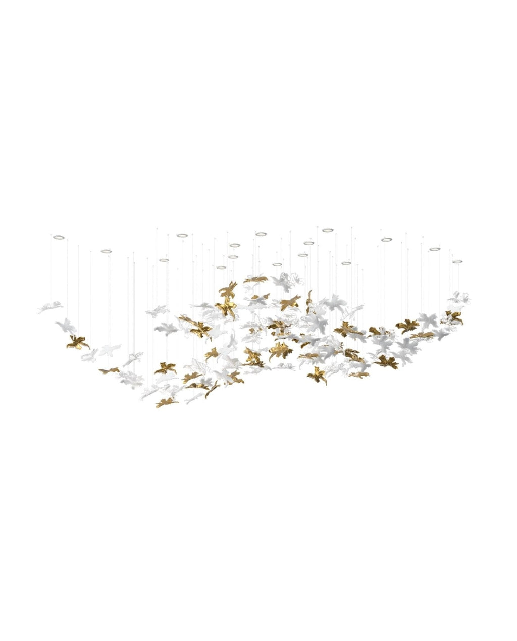 Tavora Glass Chandelier-Moonnatur