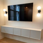 Kestora Glass Wall Light-Moonnatur
