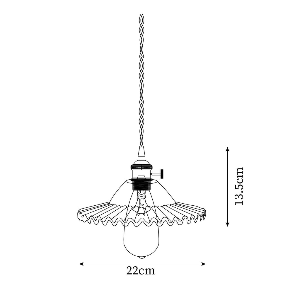 Quenelenelle Glass Pendant Light-Moonnatur