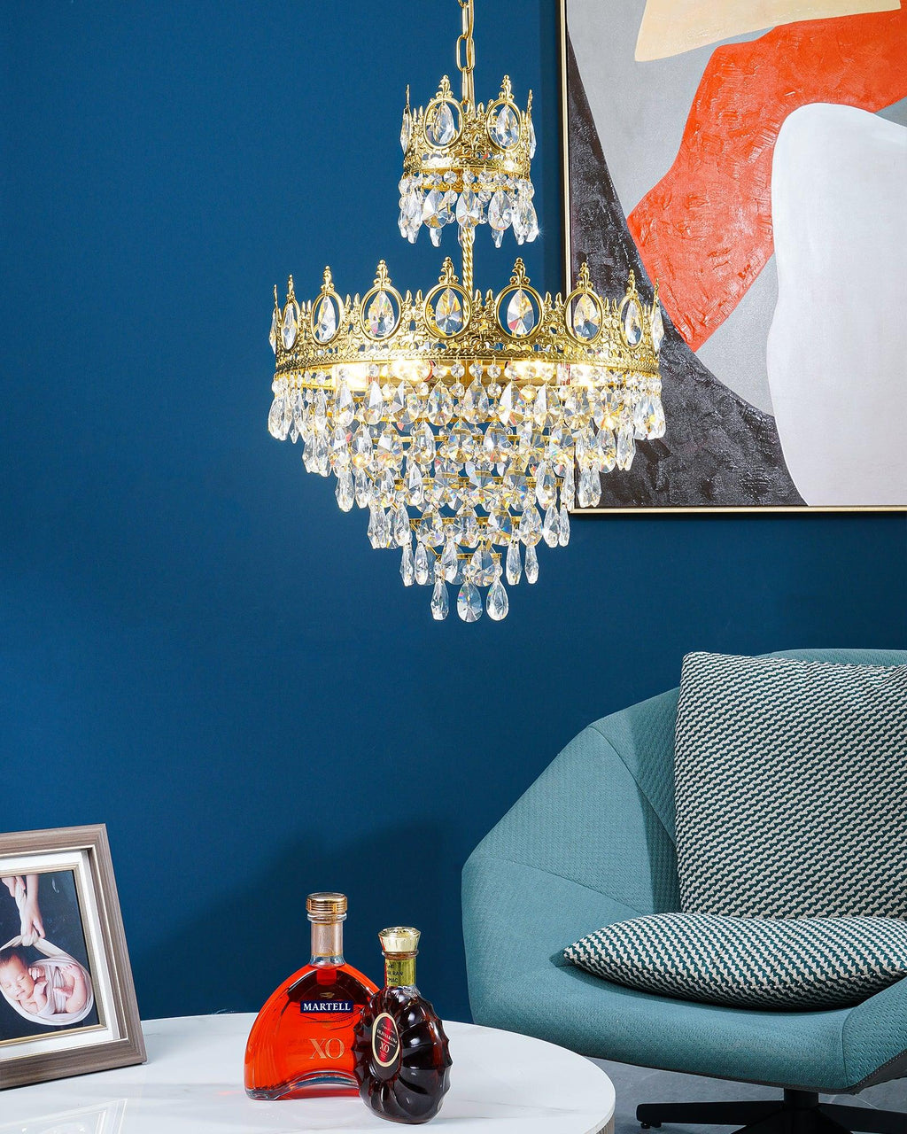 Elvarra Crystal Chandelier-Moonnatur