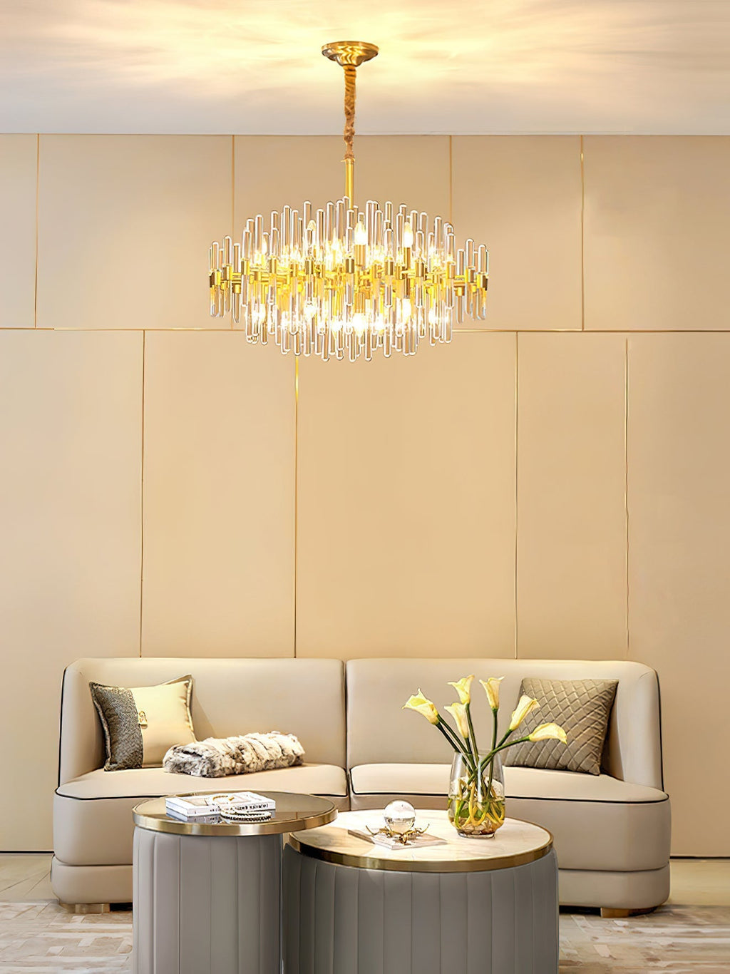 Bellarose Crystal Chandelier-Moonnatur