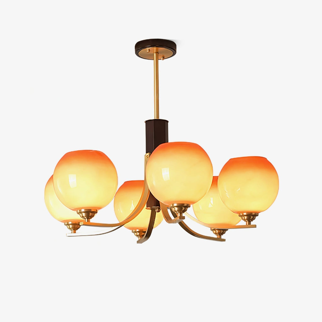Lowenora Glass Chandelier-Moonnatur