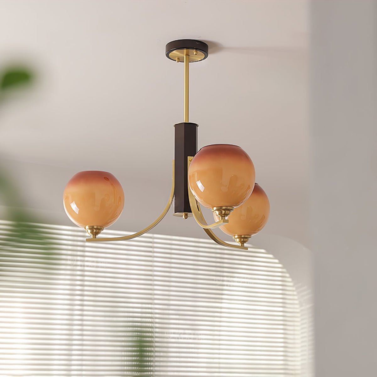 Lowenora Glass Chandelier-Moonnatur