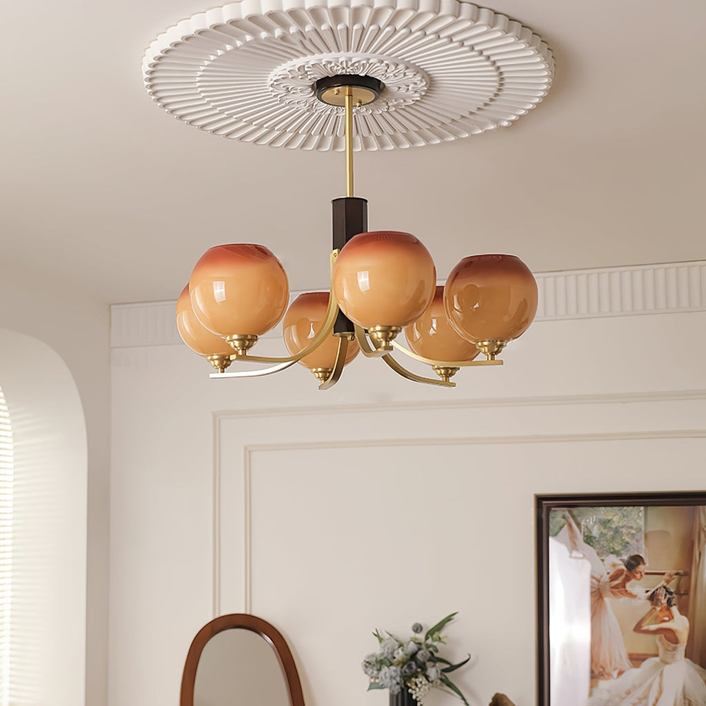 Lowenora Glass Chandelier-Moonnatur