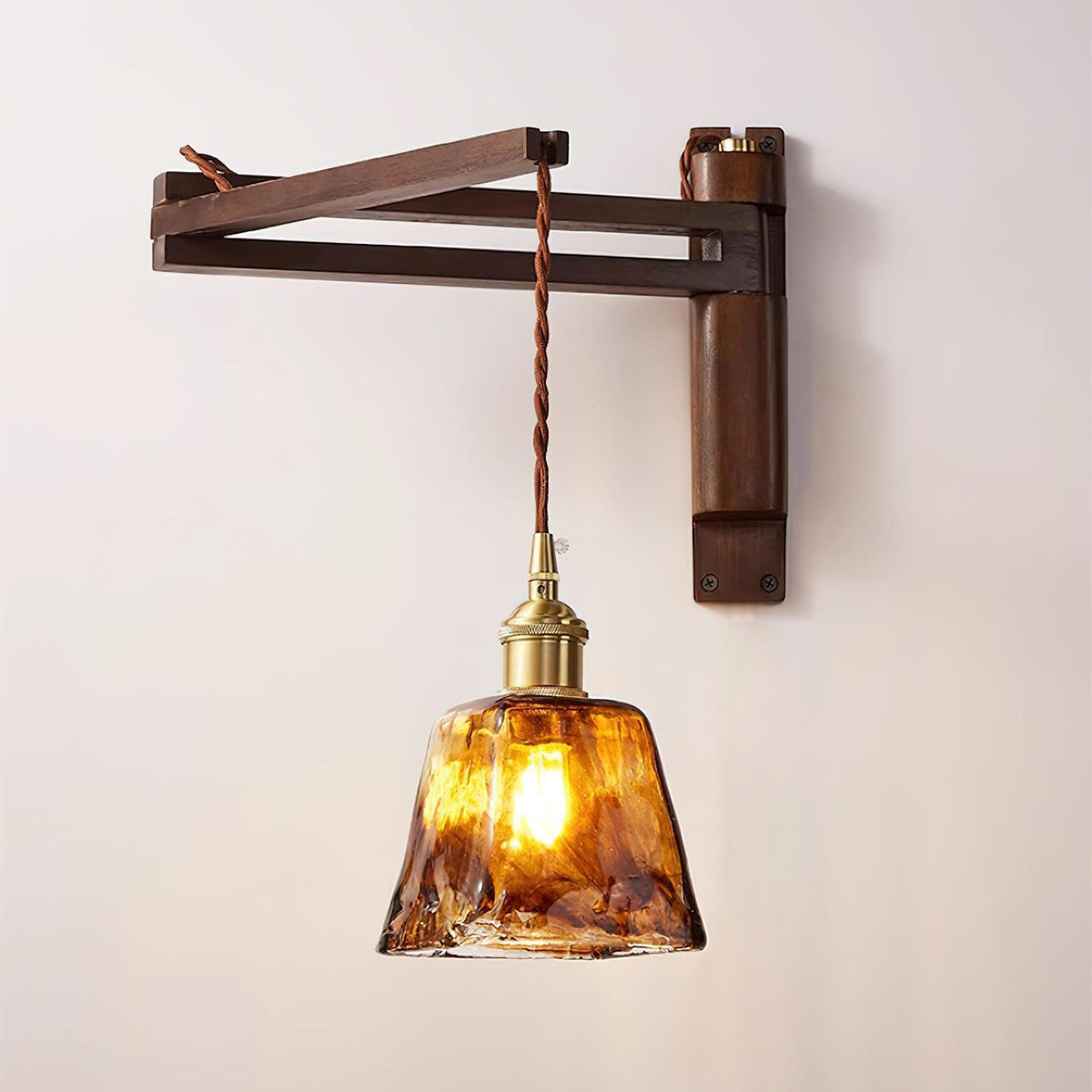 Rovenvale Wood Wall Light-Moonnatur