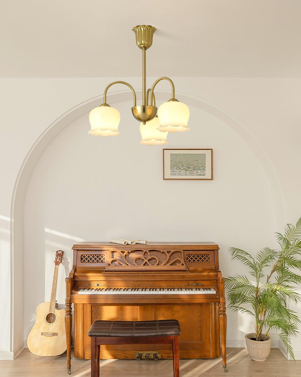 Farnelenora Resin Chandelier-Moonnatur