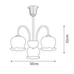 Farnelenora Resin Chandelier-Moonnatur