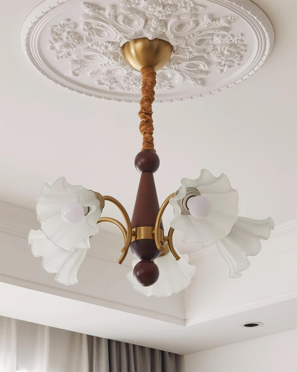Garnelford Glass Chandelier-Moonnatur