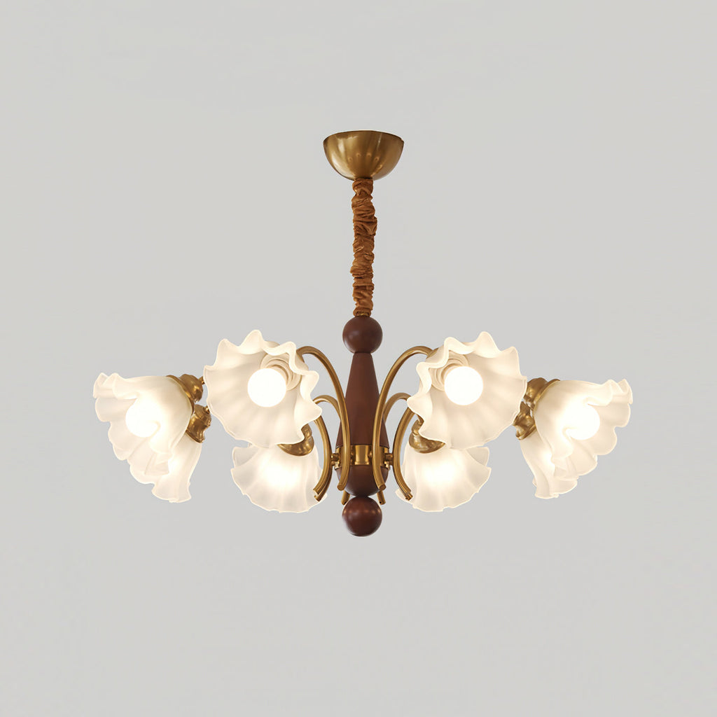 Garnelford Glass Chandelier-Moonnatur