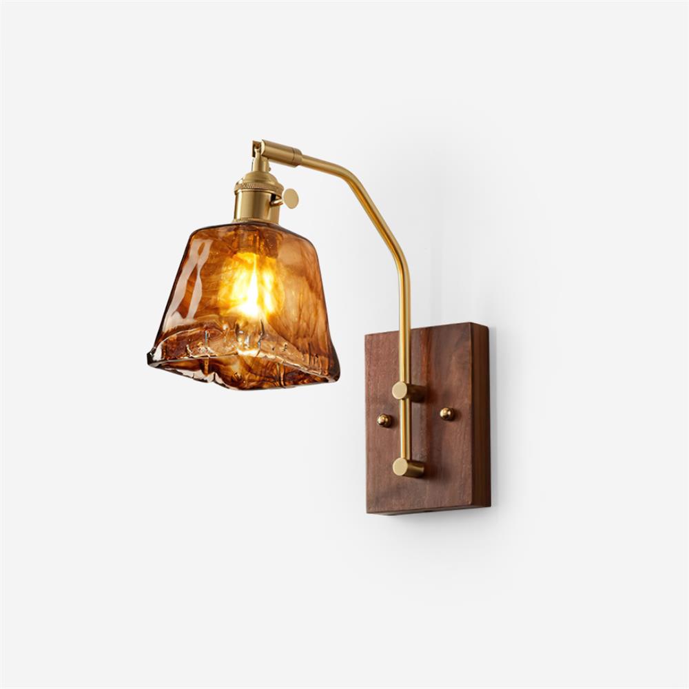 Lathenash Glass Wall Light-Moonnatur