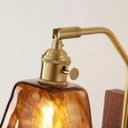 Lathenash Glass Wall Light-Moonnatur
