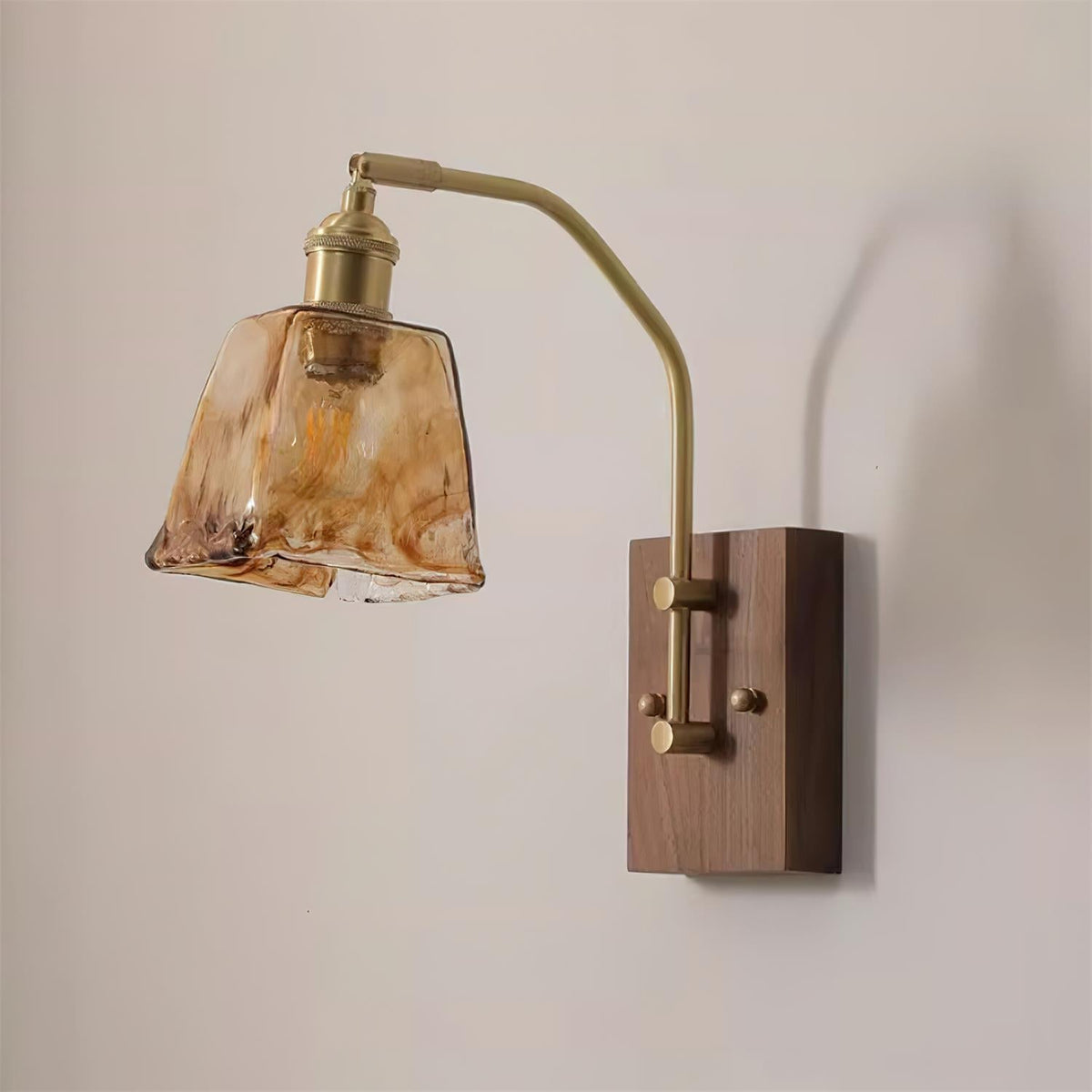 Lathenash Glass Wall Light-Moonnatur