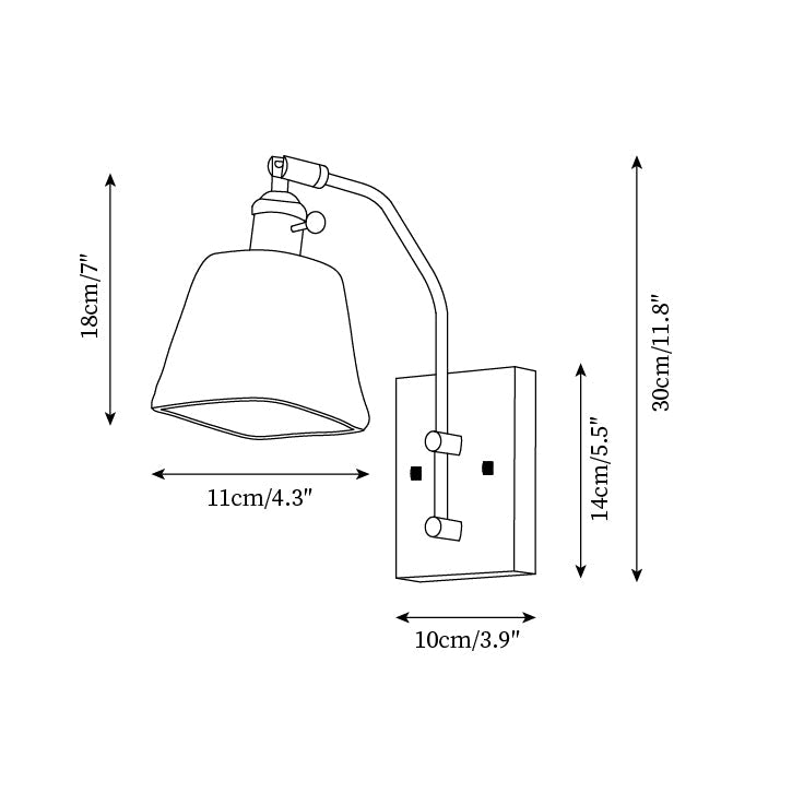 Lathenash Glass Wall Light-Moonnatur