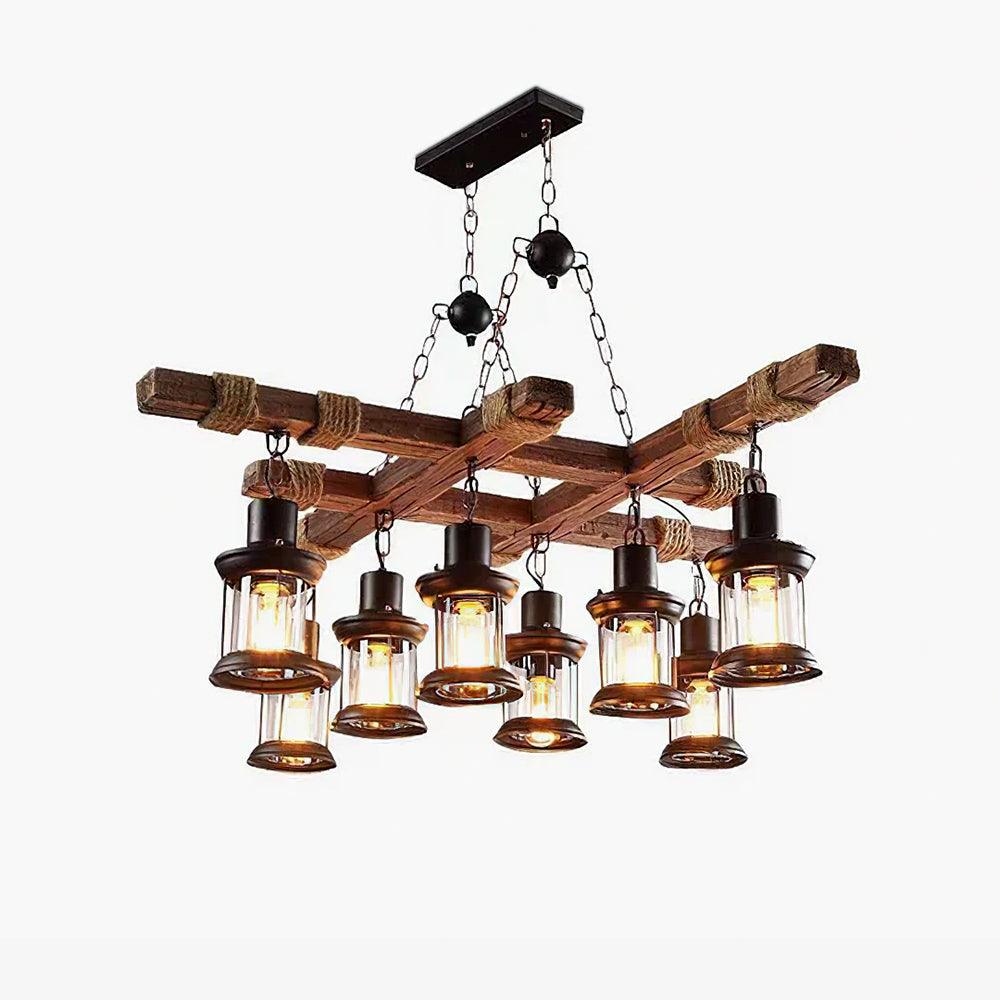 Lorrenella Glass Chandelier-Moonnatur