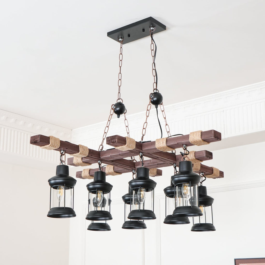 Lorrenella Glass Chandelier-Moonnatur
