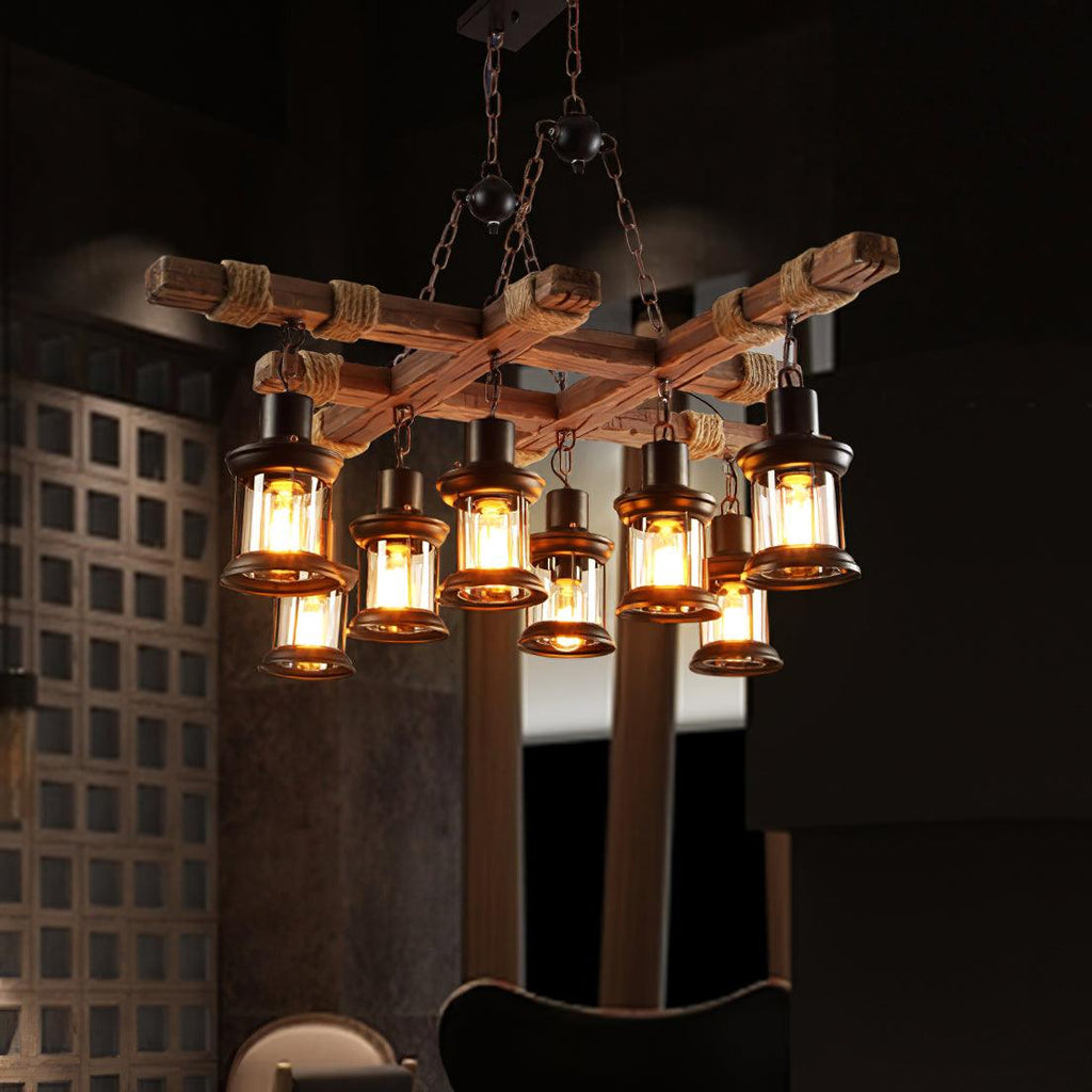 Lorrenella Glass Chandelier-Moonnatur