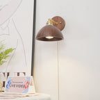 Valoria Walnut Wall Lamp-Moonnatur