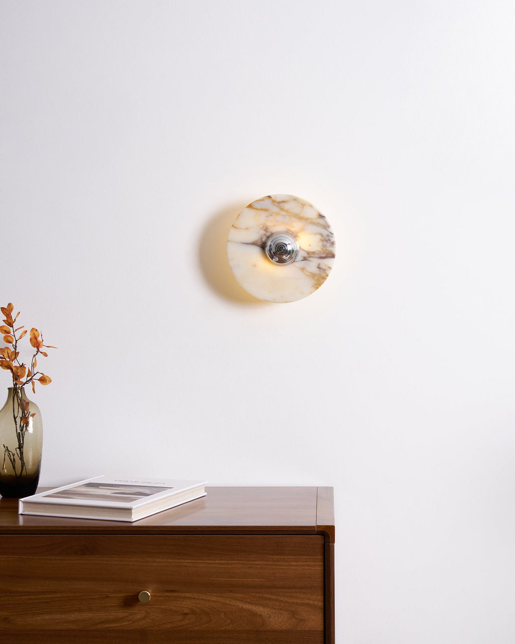 Zelvenwren Marble Wall Light-Moonnatur