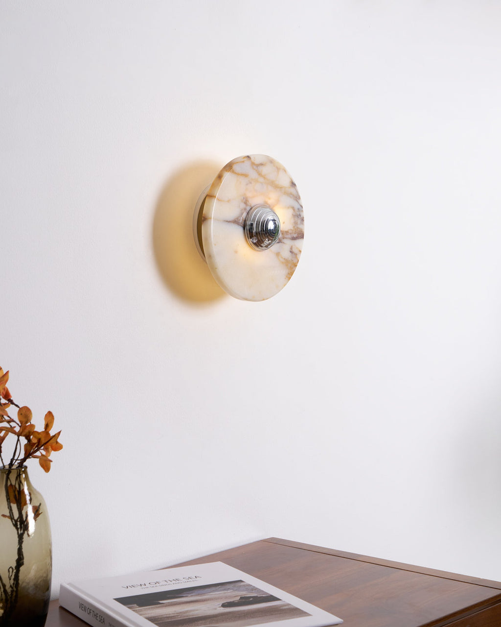 Zelvenwren Marble Wall Light-Moonnatur