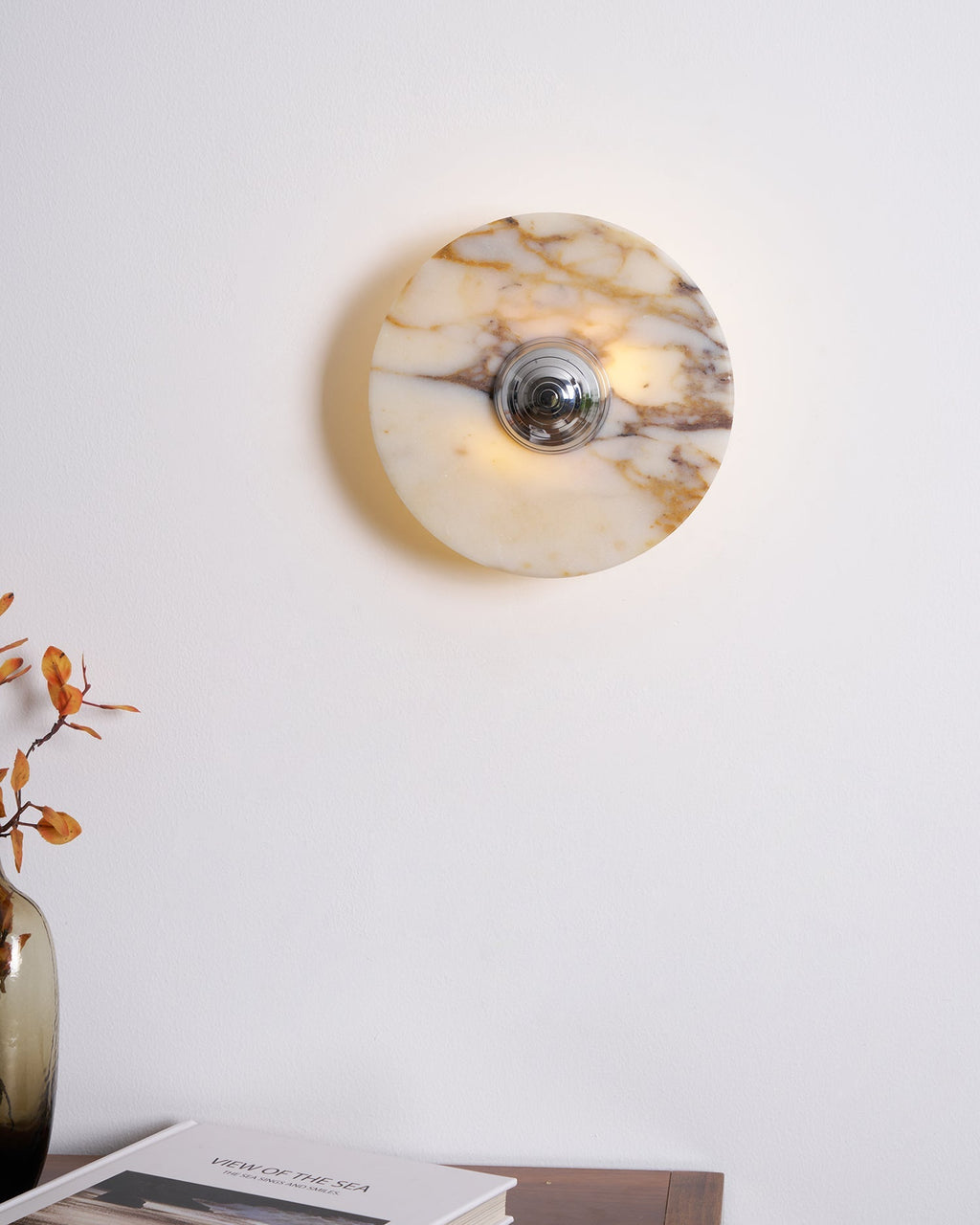 Zelvenwren Marble Wall Light-Moonnatur