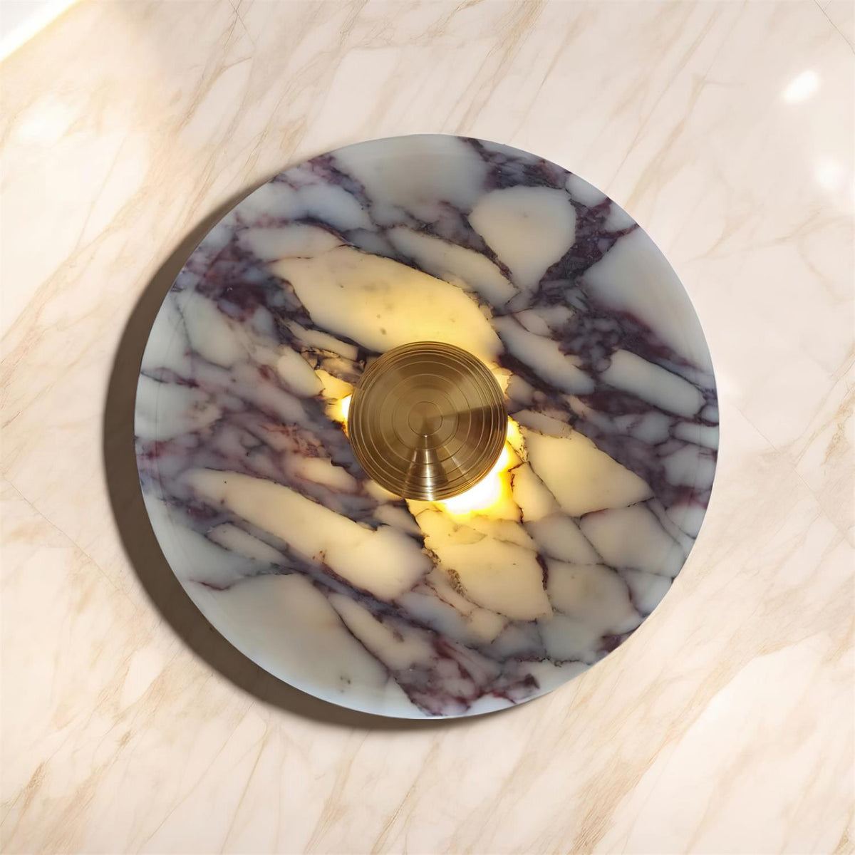 Zelvenwren Marble Wall Light-Moonnatur
