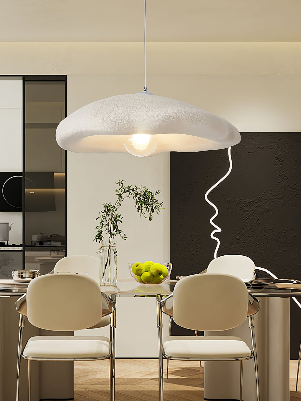Tavelle Polystyrene Pendant Light-Moonnatur